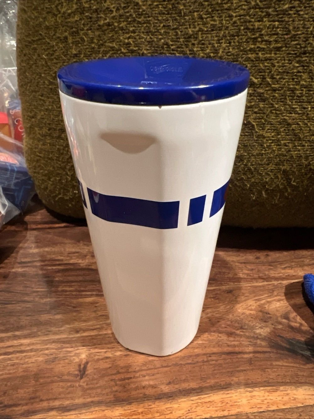 Star Wars White and Blue R2-D2 Themed Travel Cup
